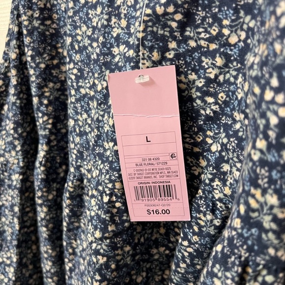 NWT wild fable Floral Mini Spaghetti-strap Sundress - Picture 2 of 2